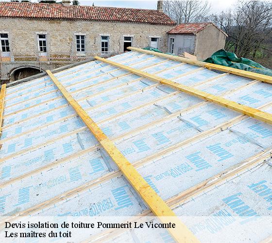 Devis isolation de toiture 22200